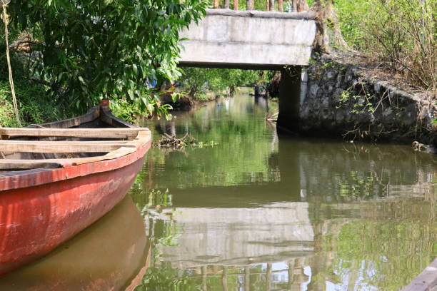 Traditional boat at Munroe Island, Kerala