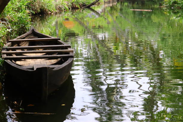 istock Traditional boat at Munroe island, Kerala 1157137726