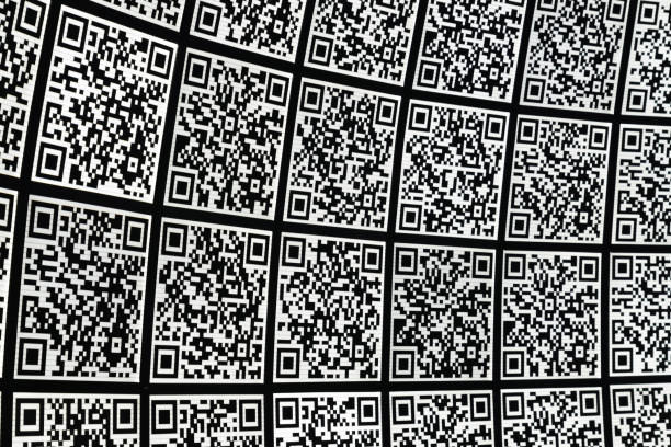 bacground abstrato do código de qr. pano de fundo oi tech - bbm barcode - fotografias e filmes do acervo