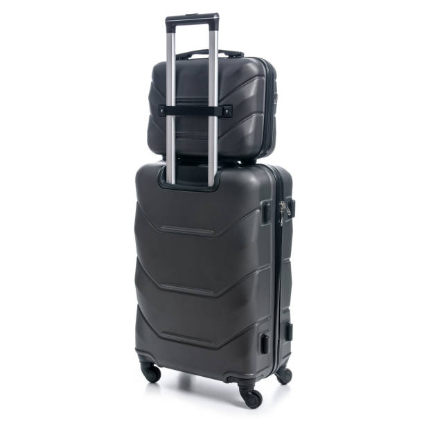 istock Black travel suitcase 1157139156