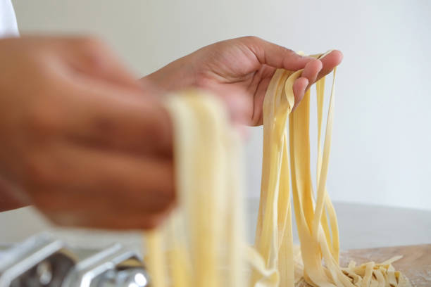 istock Fresh homemade Italian noodle pasta 1157140591