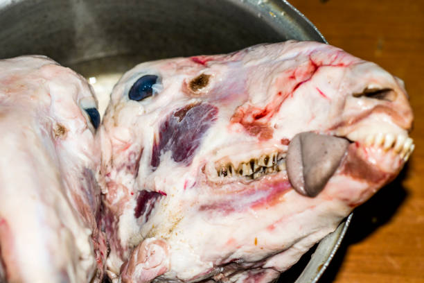 skinless head of mutton