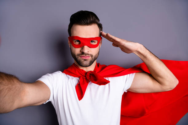 istock Self-portrait of his he nice-looking attractive content cool candid macho virile bearded guy manager showing yes sir ready sign isolated over gray pastel background 1157146478