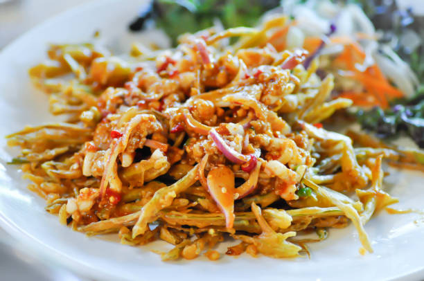istock fried vegetable salad or vegetable salad 1157147614