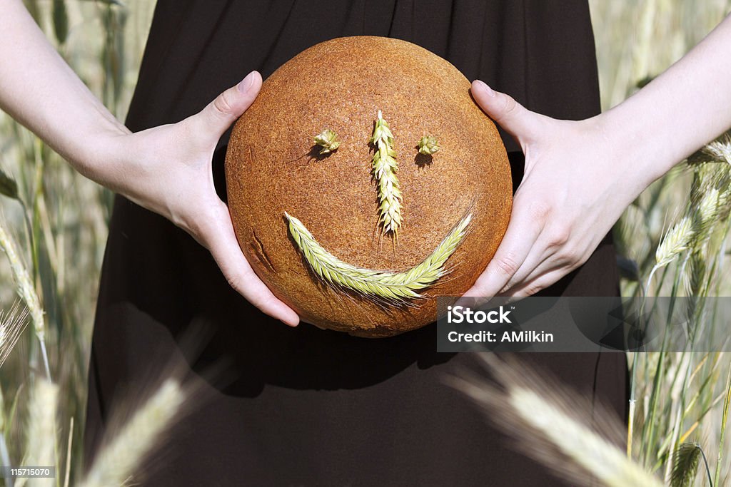 Pane emoticon - Foto stock royalty-free di Pane in cassetta