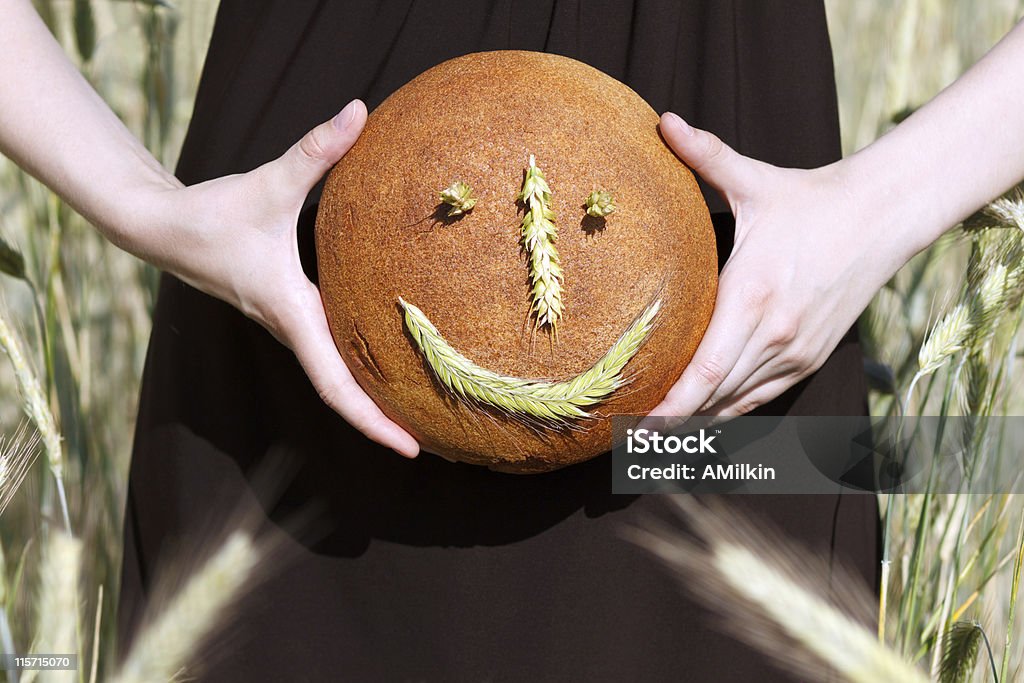 식빵 이모티콘 - 로열티 프리 사람 같은 웃는 얼굴 스톡 사진