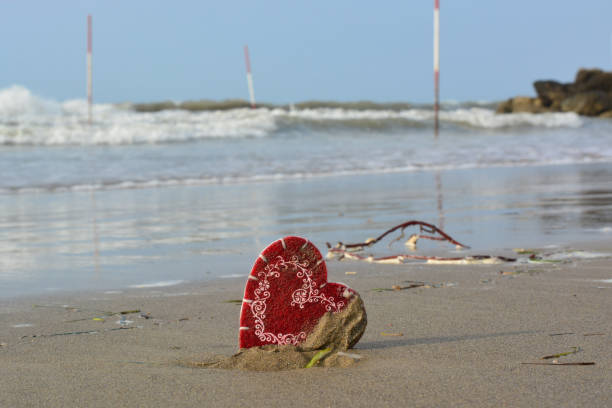 istock My heart on the sand 1157152885
