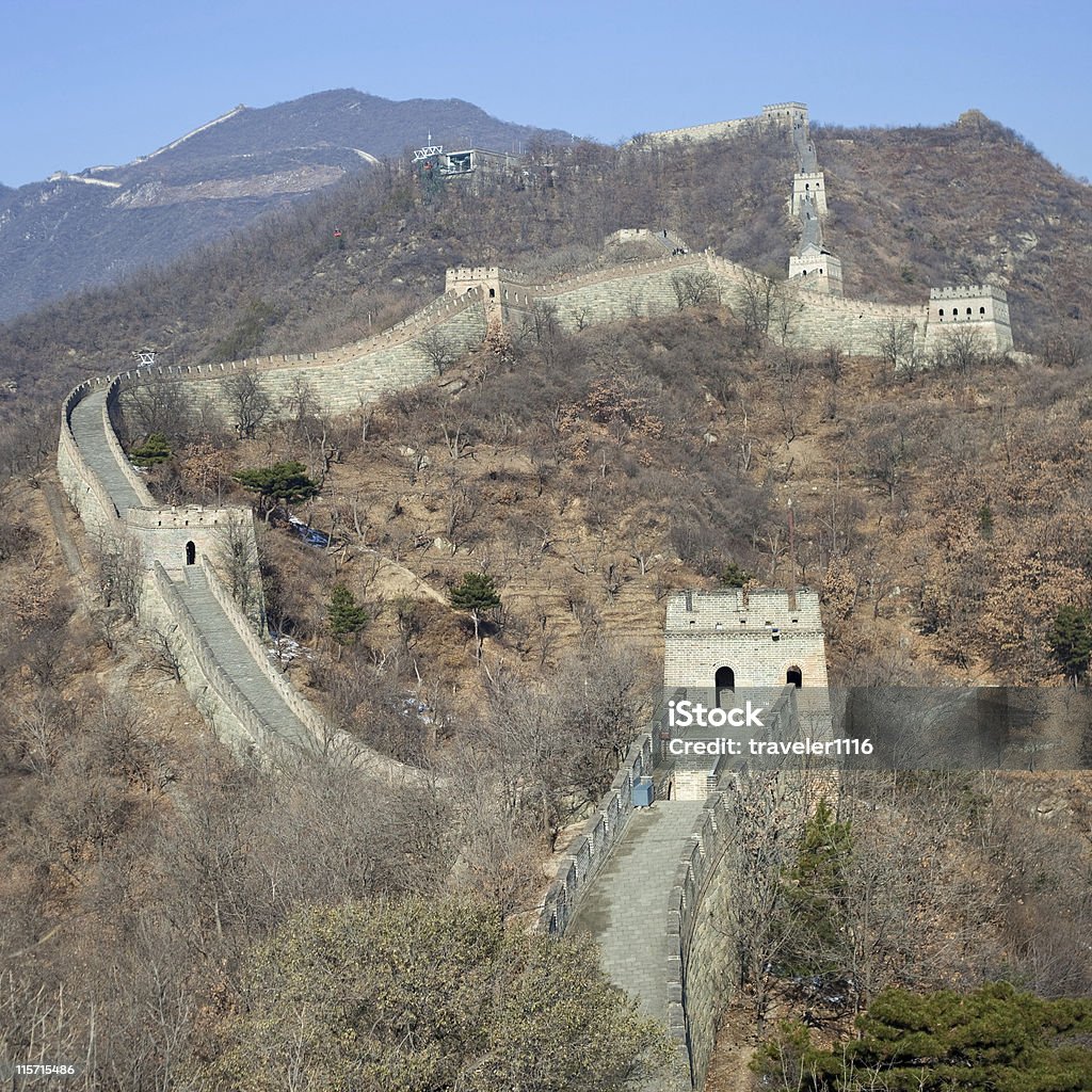 Великая китайская стена - Стоковые фото Mutianyu роялти-фри