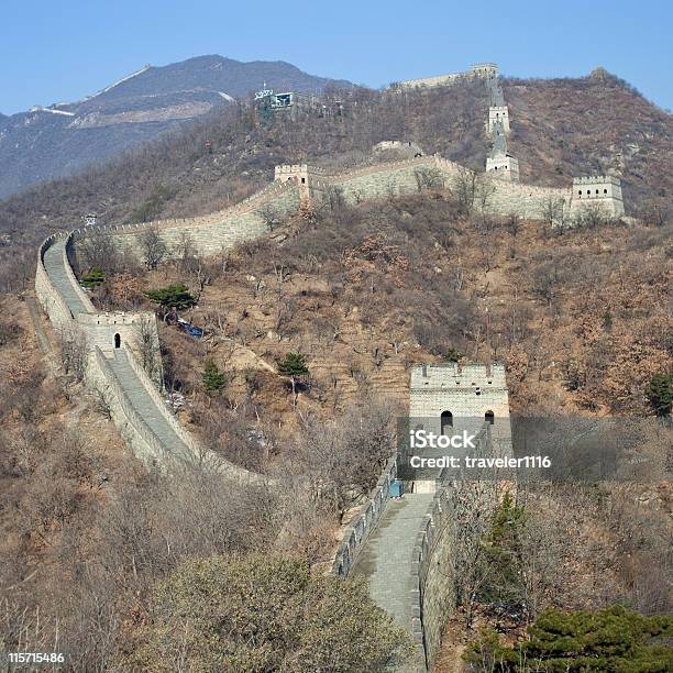 Великая Китайская Стена — стоковые фотографии и другие картинки Mutianyu - Mutianyu, Без людей, Великая китайская стена