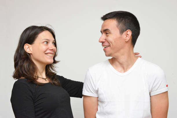 istock She talks about the great success and congratulates him 1157154955