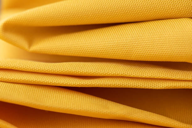 istock Close-up waterproof and water repellent fabric with impregnation. 1157155277
