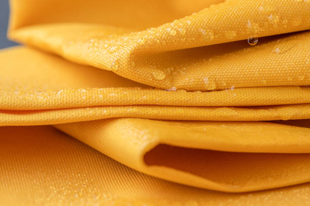 istock Close-up waterproof and water repellent fabric 1157155356