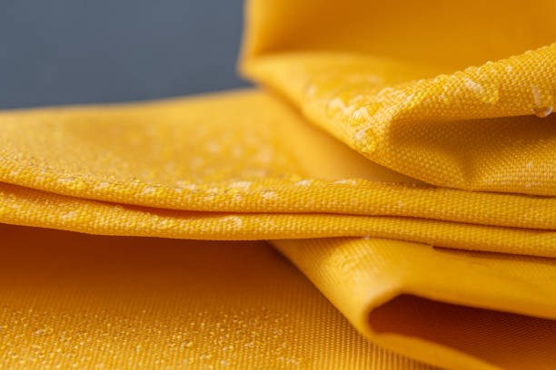 istock Close-up waterproof and water repellent fabric 1157155361