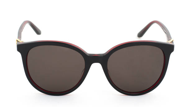 istock Dark tiger sunglasses on white background isolated 1157157639