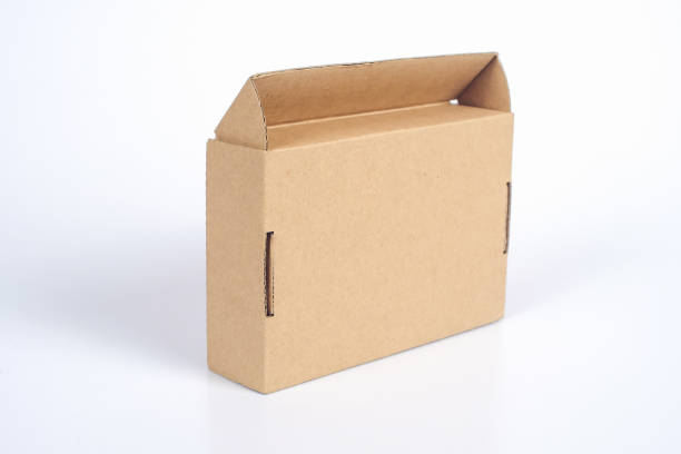 istock Recycle cardboard storage box isolated on a white background 1157157916