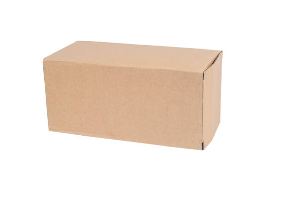 istock Recycle cardboard storage box isolated on a white background 1157157924