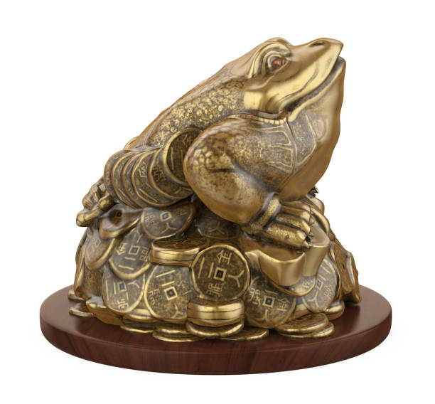 istock Feng Shui Money Lucky Frog Isolated 1157158130