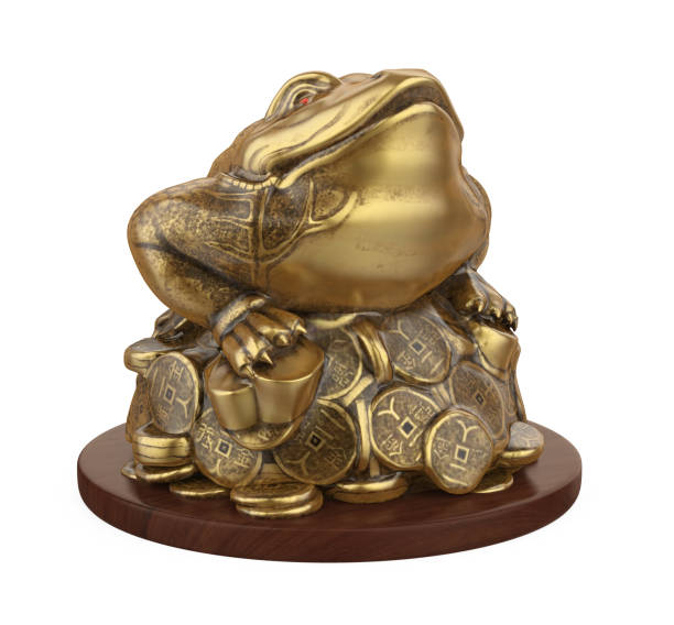 istock Feng Shui Money Lucky Frog Isolated 1157158808