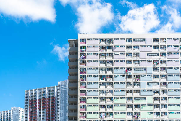 istock Residential building in Hong Kong 1157160005