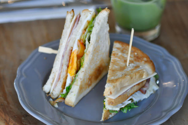 istock sandwich, club sandwich or ham sandwich 1157161287