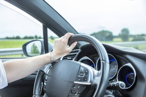 istock Women driving her car 1157165419