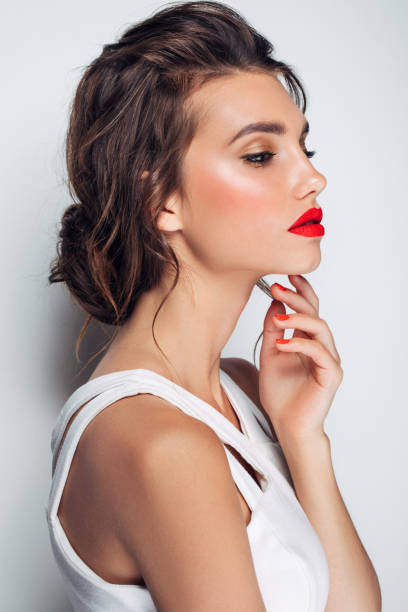 istock Beautiful woman with make-up 1157172555