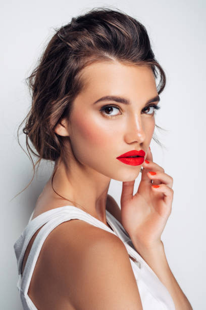 istock Beautiful woman with make-up 1157172593