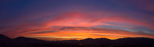istock Panoroma Beautiful sunset sky. Banner background 1157173530