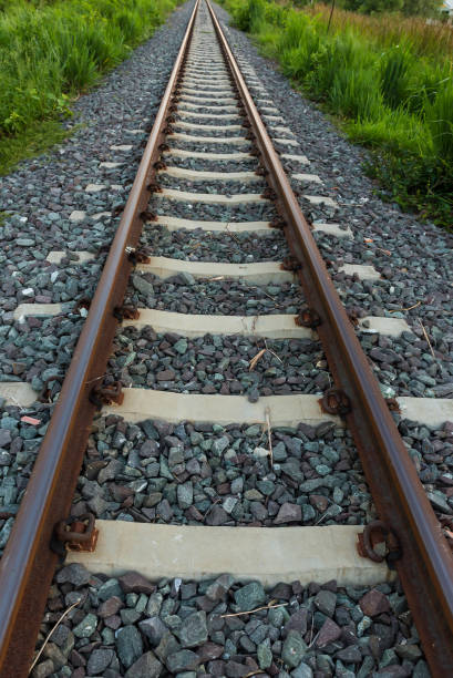 istock landscape with old railway track 1157174229