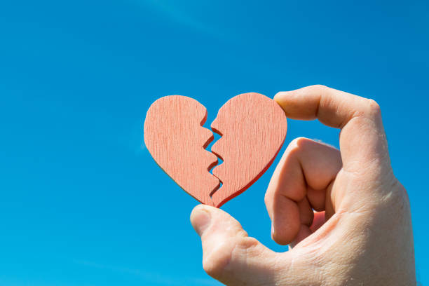 istock Symbol of a broken heart 1157175066