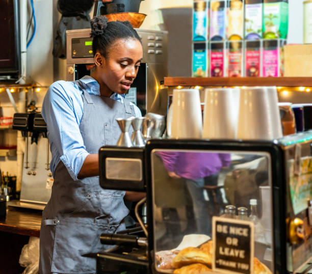 istock Barista preparing a coffee order 1157178714