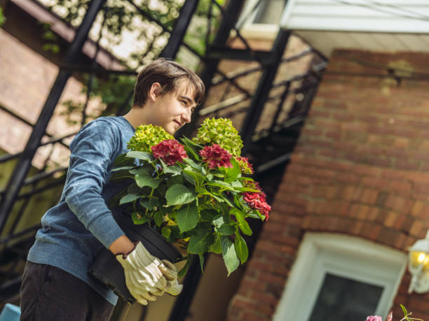 istock Teen Boy Volunttering in garden 1157183319