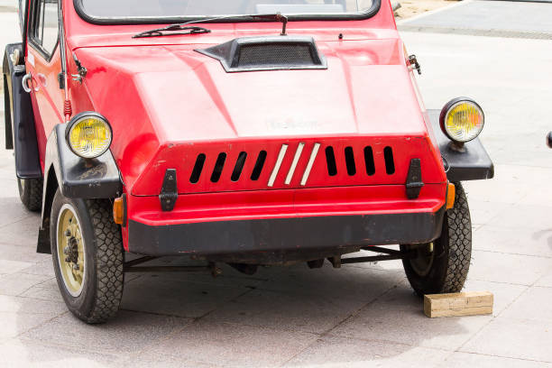 istock Lights in front of a vintage car 1157185706