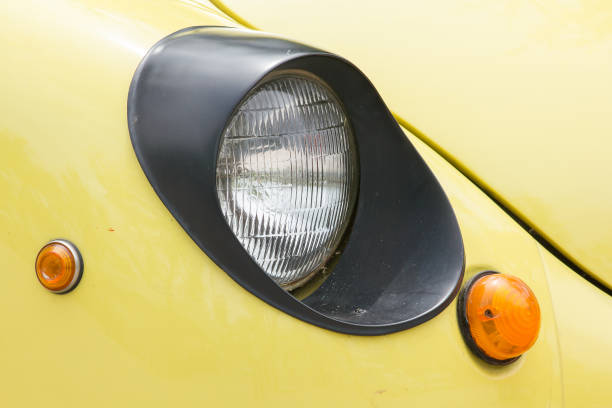 istock Lights in front of a vintage car 1157185870