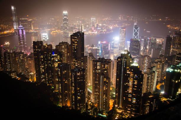 istock Hong Kong at night 1157193065