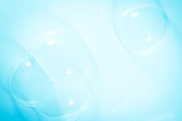 istock Beautiful abstract color blue pink and with bubbles soap pattern background and wallpaper 1157196662