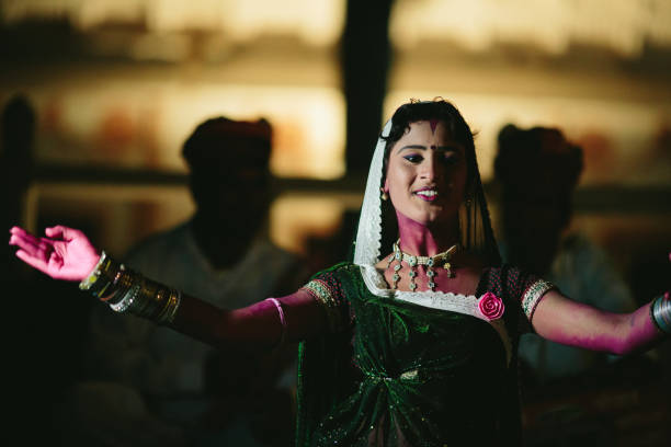 istock Rajasthani traditional girl dancing 1157198644