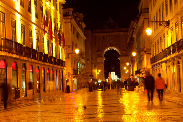 istock Rua Augusta in the night 1157202215