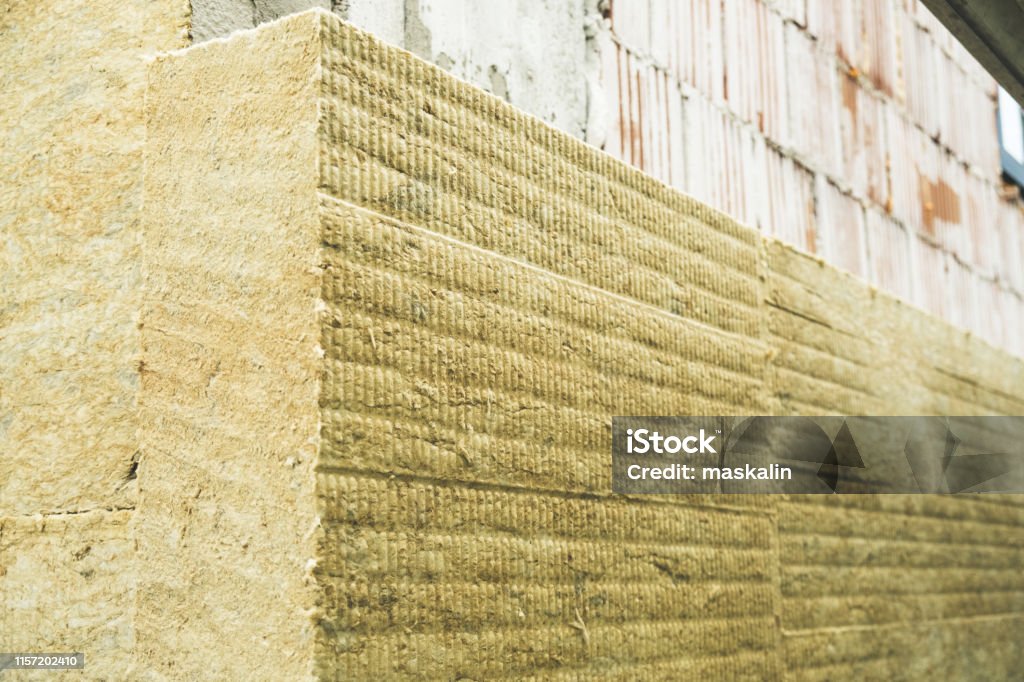 Rock Wool Insulation Boards Stock Photo - Download Image Now - Insulation,  Facade, Mineral Wool - iStock