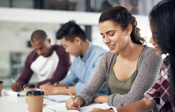 istock Sharing perspectives on their upcoming paper 1157202536
