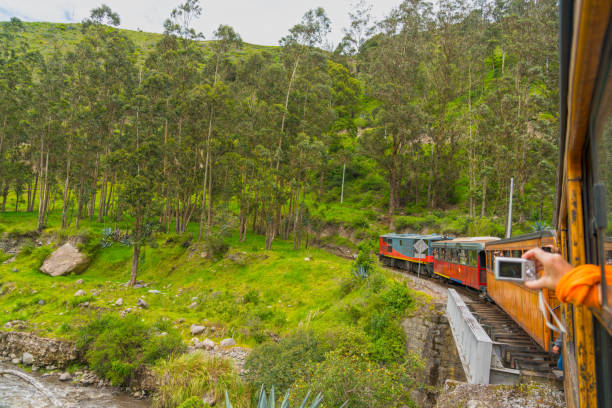 istock Nose of Diablo Train Trip Alausi Ecuador 1157213976
