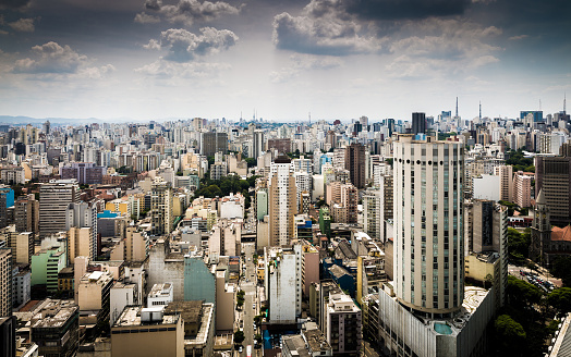 Aerial view of Sao Paulo, Brazil