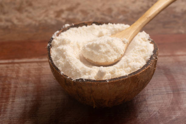 istock Coconut Flour in a bowl 1157216092