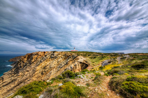 istock Dramatic Cliffs and Lighthouse at Cabo Espichel, Portugal 1157221828