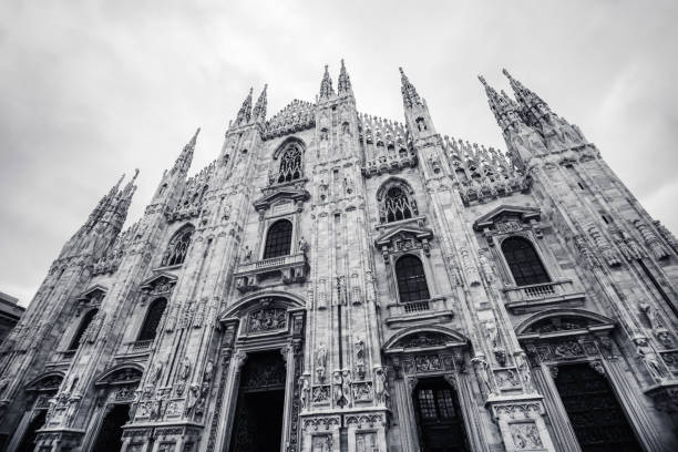 Monochromatic View Of Duomo Di Milano