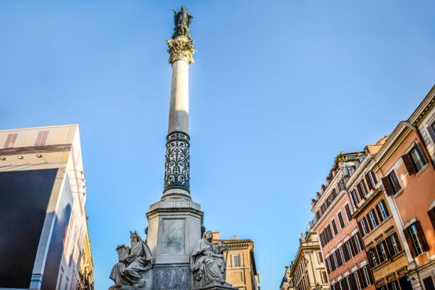 istock Column Of The Immaculate Conception In Rome, Italy 1157225384