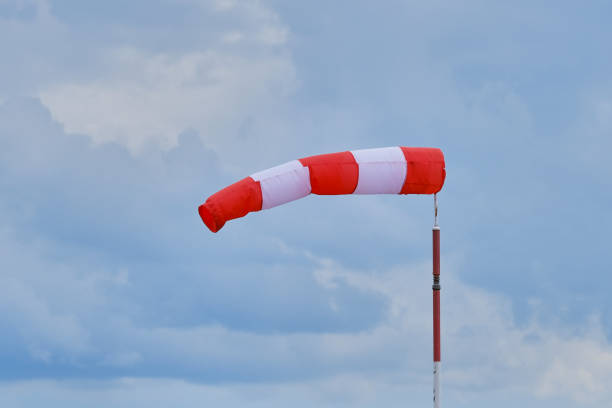 istock wind indicator at small airport in Germany 1157227148