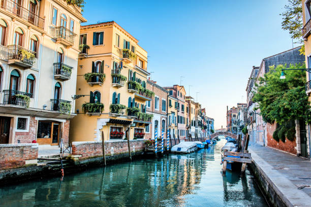Modern Venetian Transport In The Canal