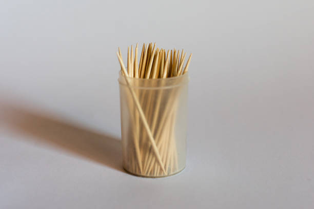 istock Wooden chopsticks on a white background 1157231303