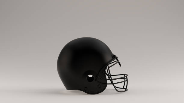 istock Black American Football Helmet Right View 1157231676